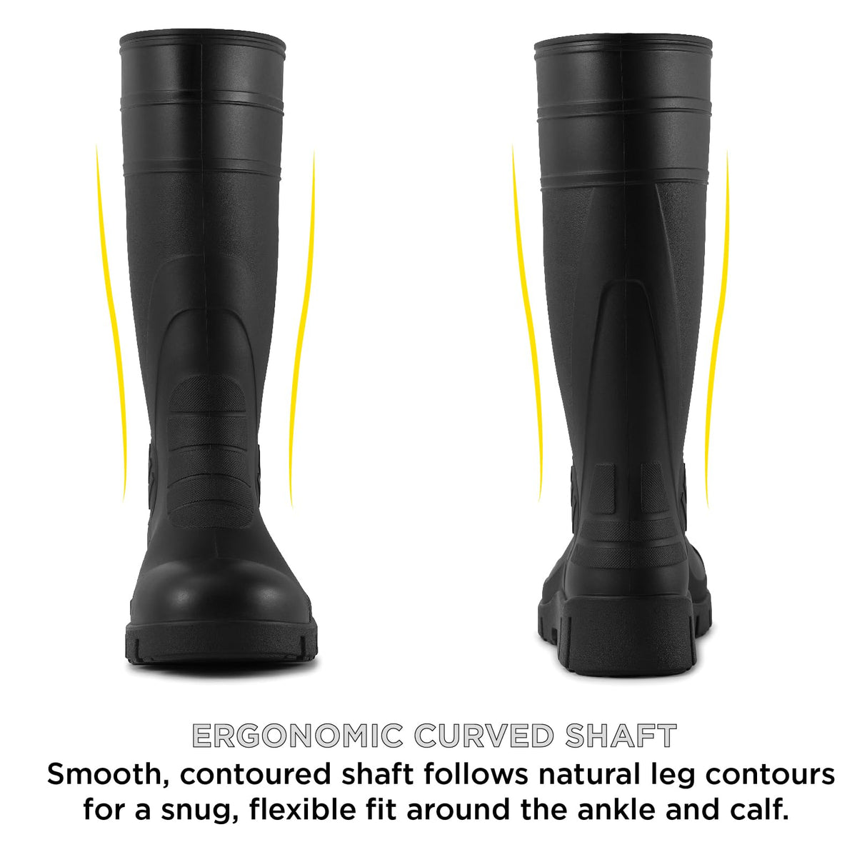 PVC Waterproof Knee-High Work Boots Z76115