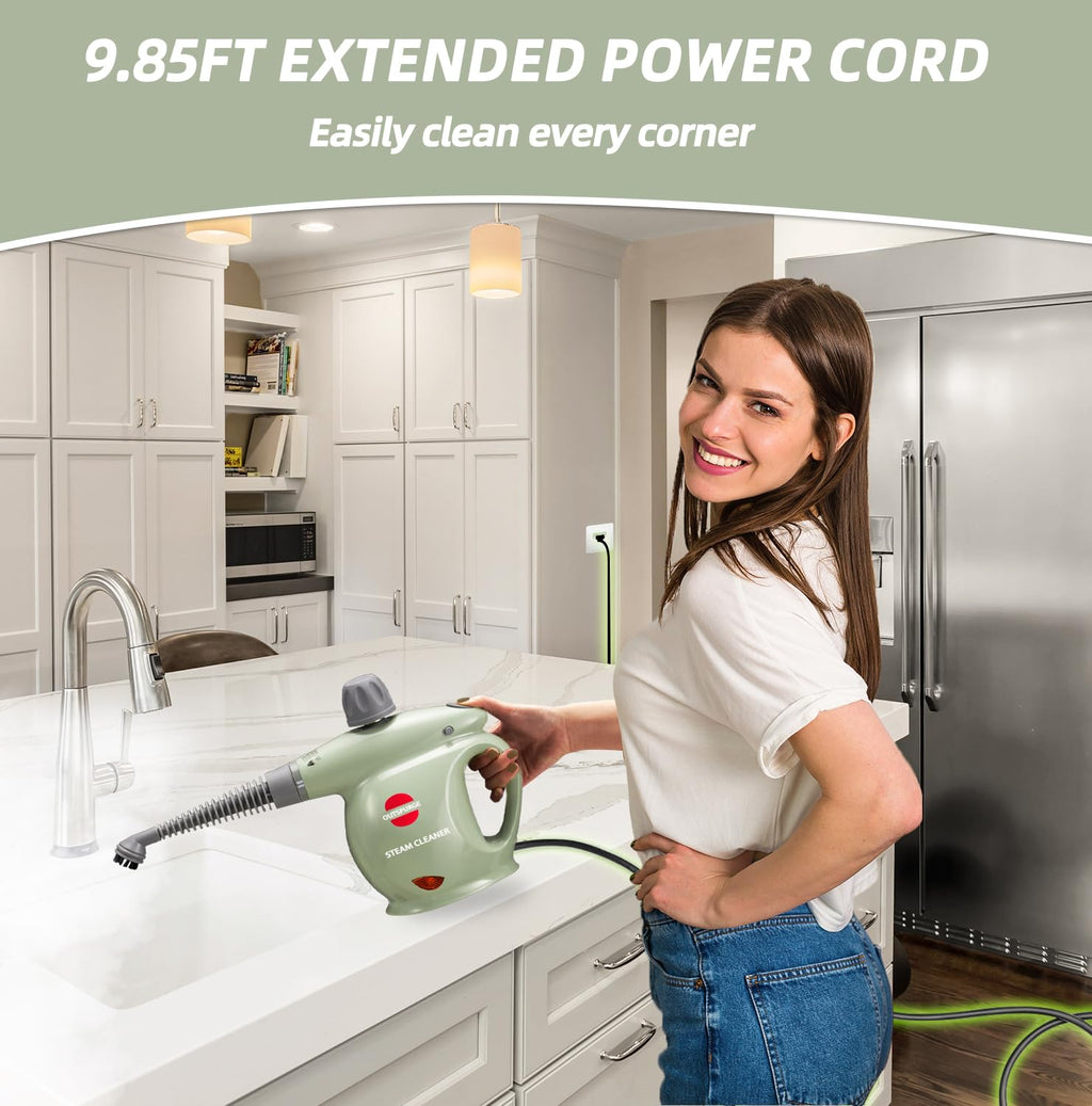 Handheld Pressurized Steam Cleaner with 13 Accessories O5823