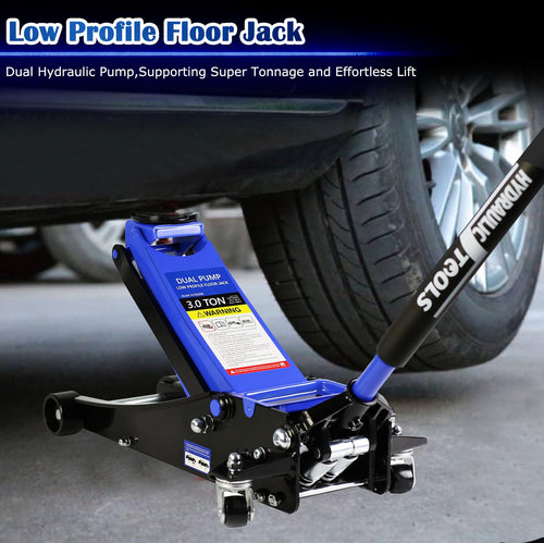 3 Ton Low Profile Hydraulic Steel Floor Jack C95153