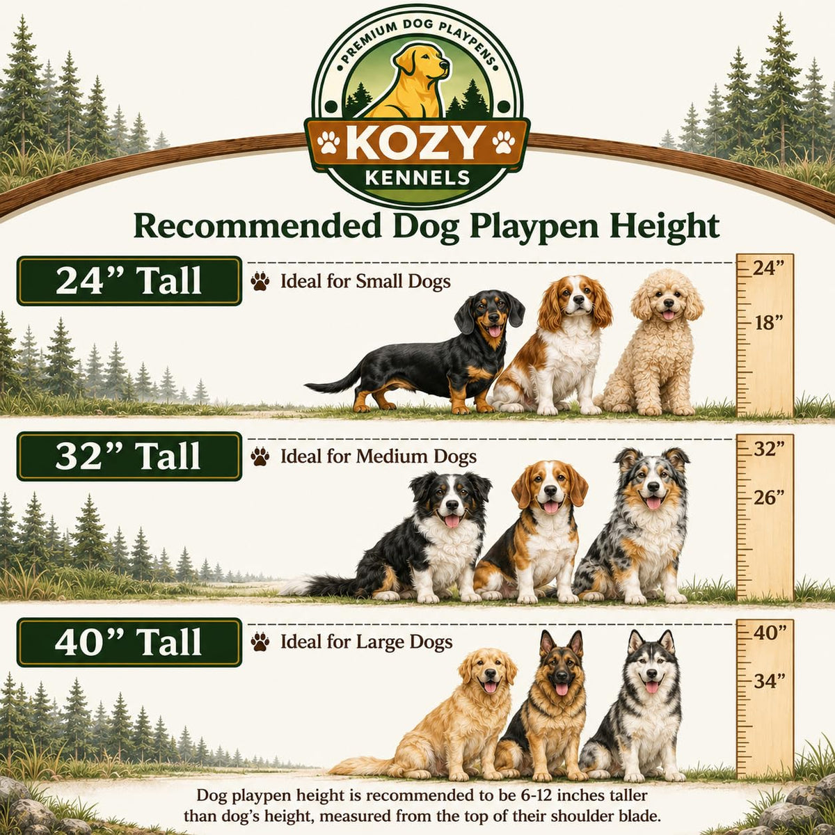 40 inch 16 Panels Heavy Duty Metal Dog Playpen S913