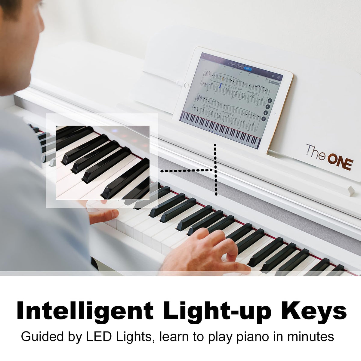 88-Key Weighted Action Digital Piano Keyboard T2074
