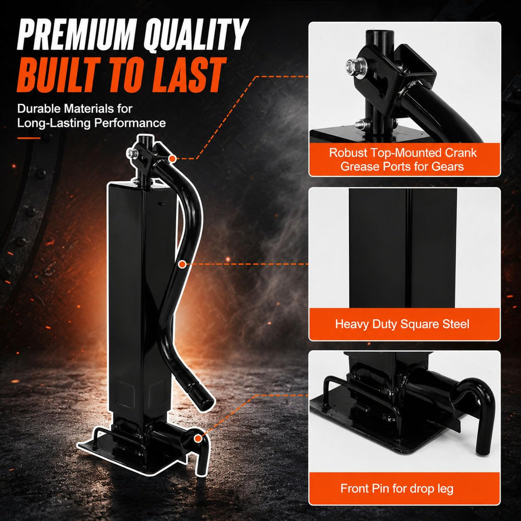 12000lbs Adjustable Drop Leg Trailer Jack L579
