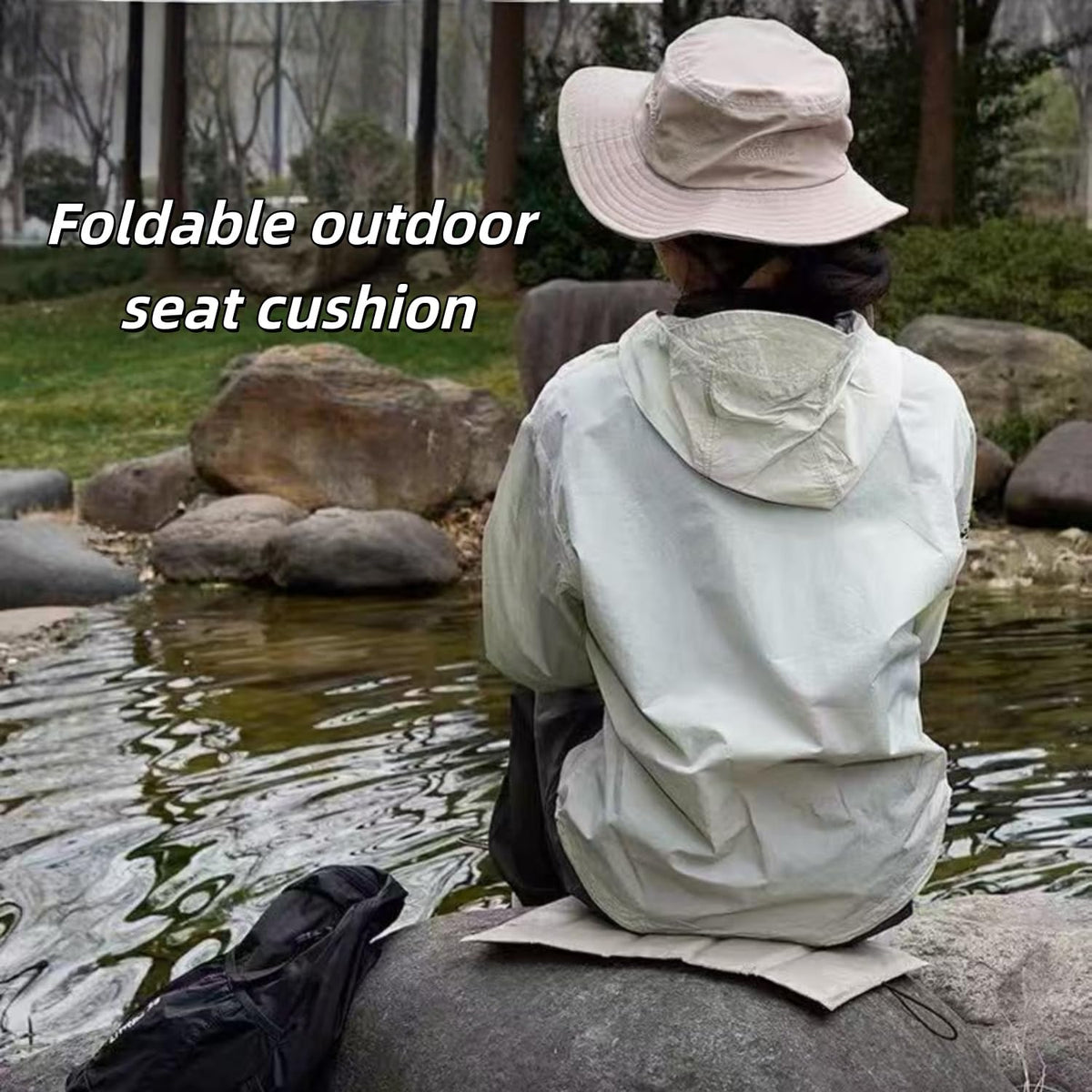 2 Pcs Ultralight Foldable Foam Seat Cushion A764105