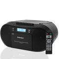 Portable CD Cassette Boombox with Bluetooth MP3 USB FM Radio S448