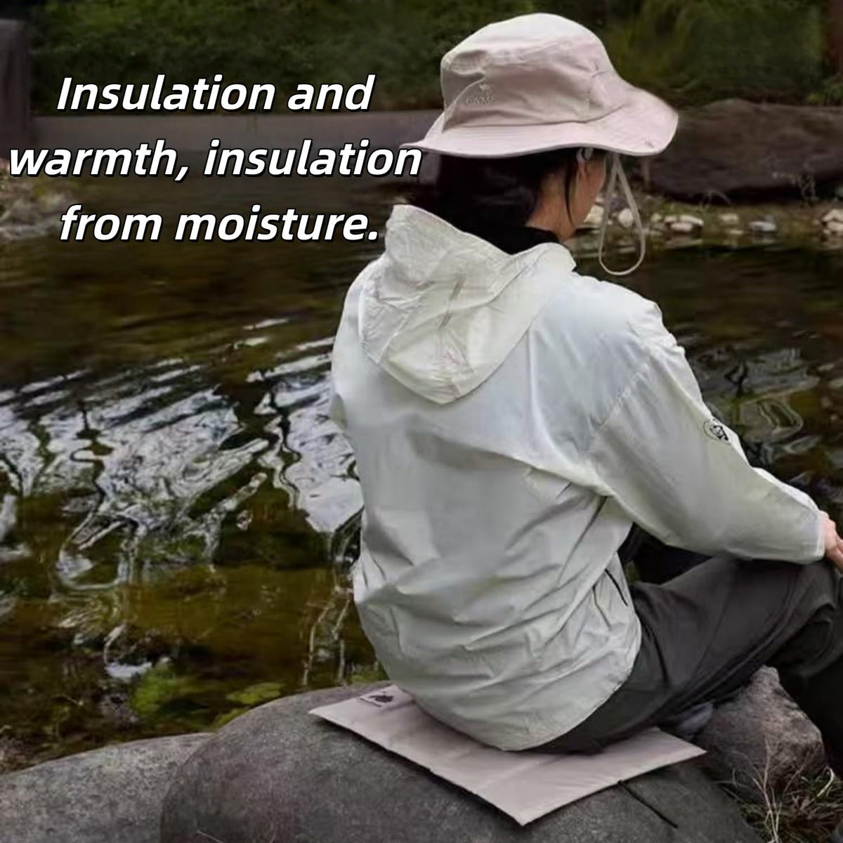 2 Pcs Ultralight Foldable Foam Seat Cushion A764105