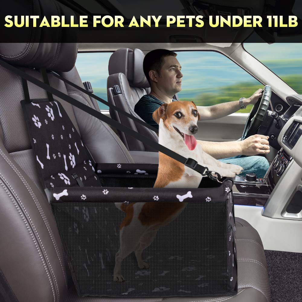 Portable Pet Booster Car Seat with Safety Leash A536342