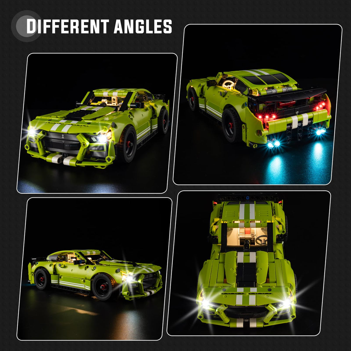 Light Kit Compatible with Technic Car, Lighting Accessories for Display R877