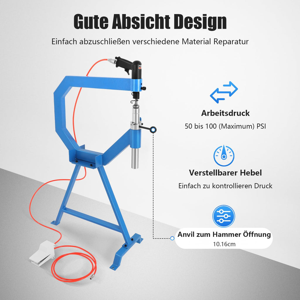 Pneumatic Planishing Hammer, 3 Anvils E7993