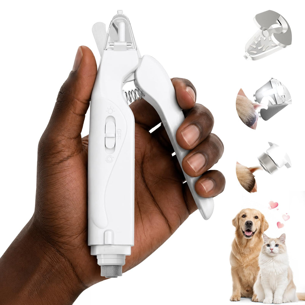 Dog Nail Clippers with Light and Dog Nail Grinder J9320