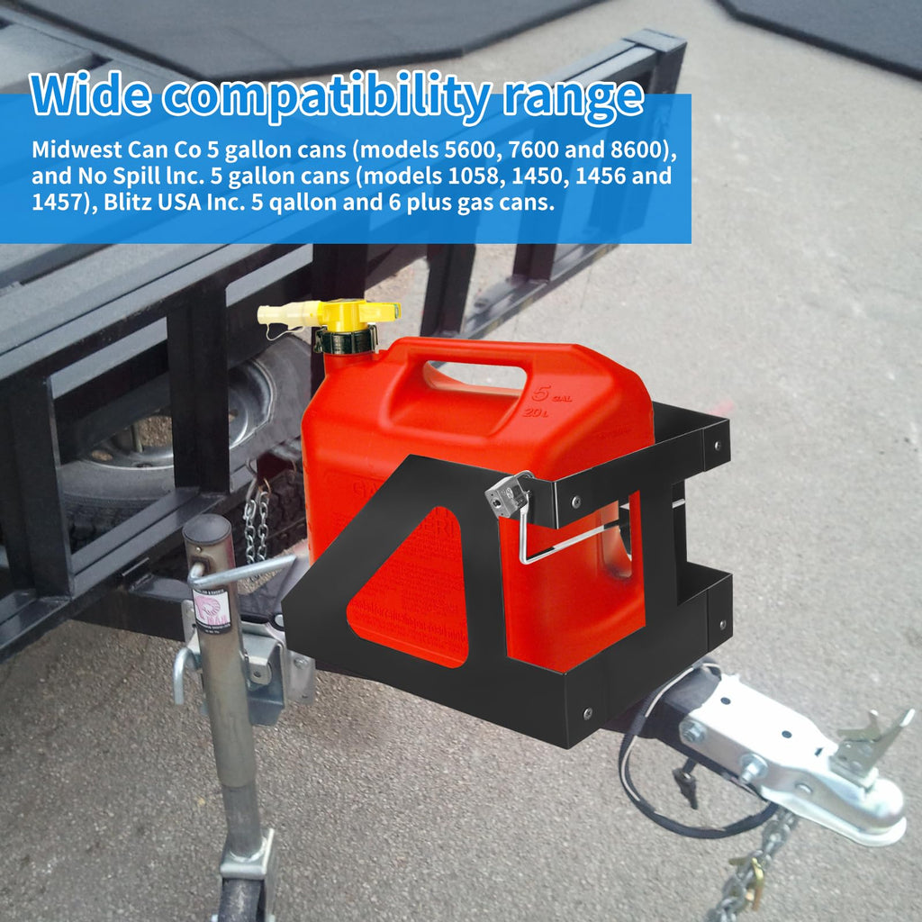 5 Gallon Gas Can Holder with Anti-Theft Lock V898942