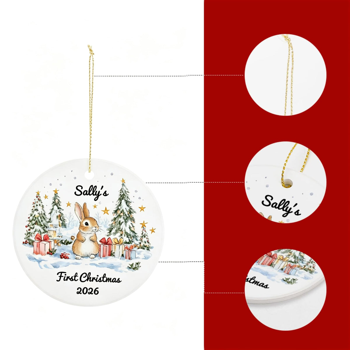 Baby First Christmas Ornament 2026 O22663