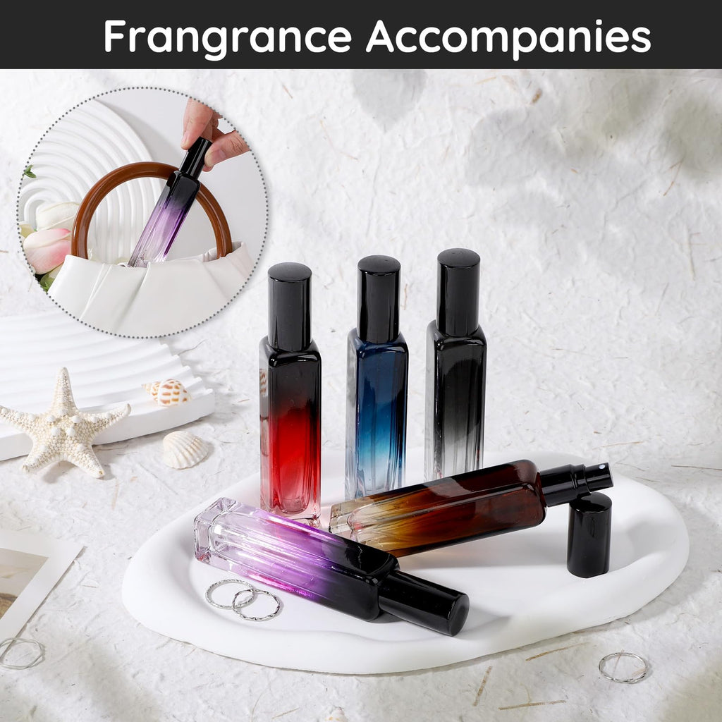5 Pack 15ml Refillable Glass Perfume Atomizer Bottle B95269