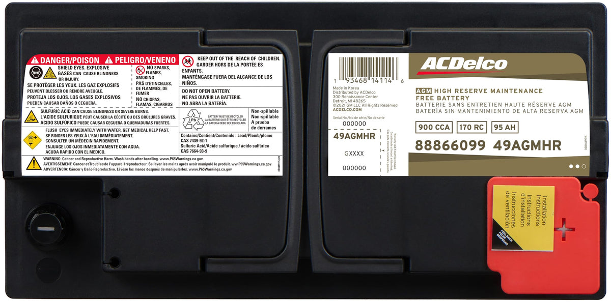 AGM BCI Group 49 Battery Q717148