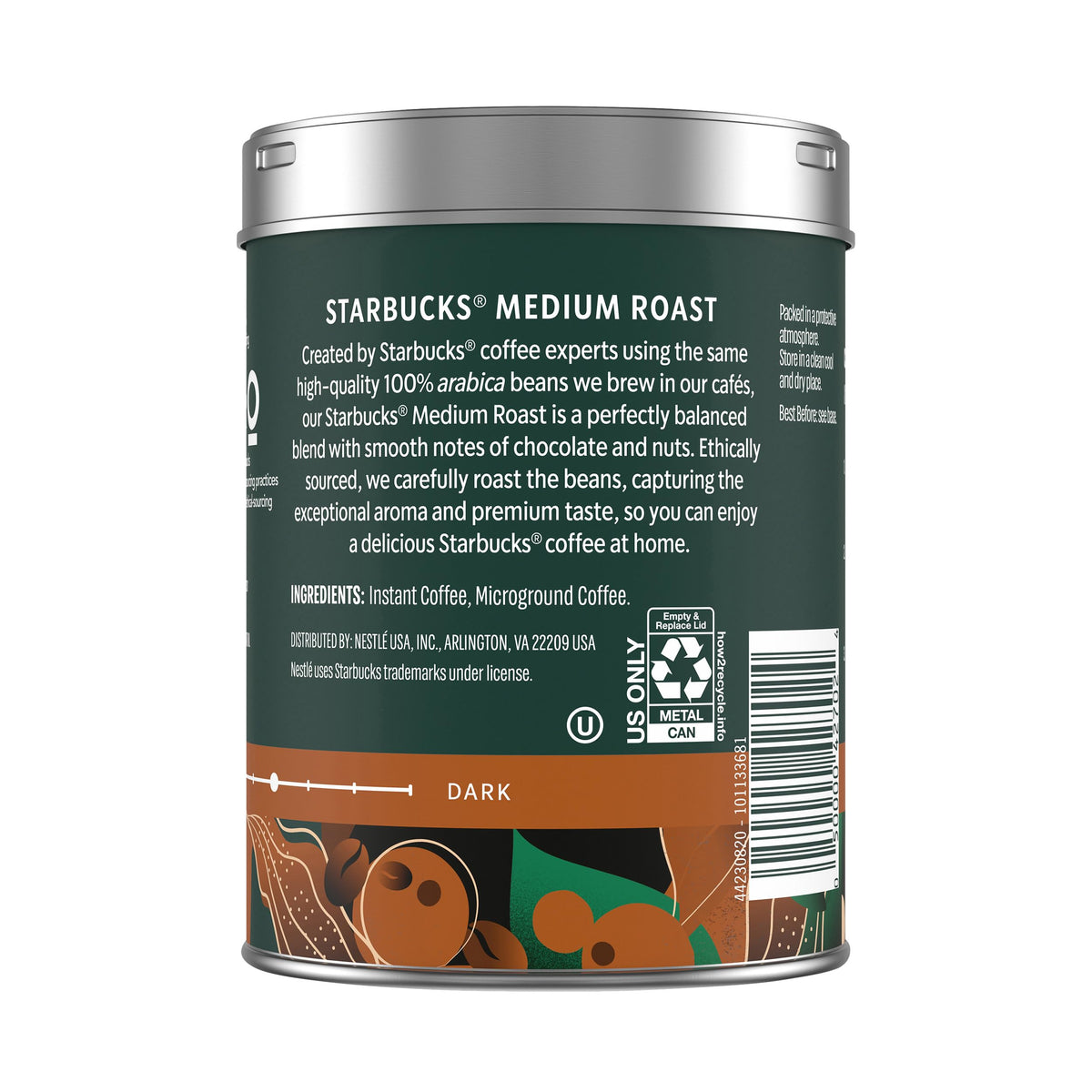 Medium Roast Instant Coffee 3 Tins 3.17 oz P395