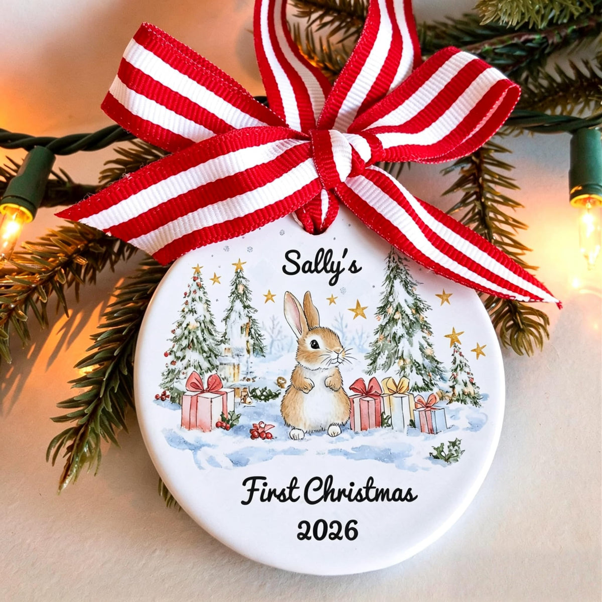 Baby First Christmas Ornament 2026 O22663