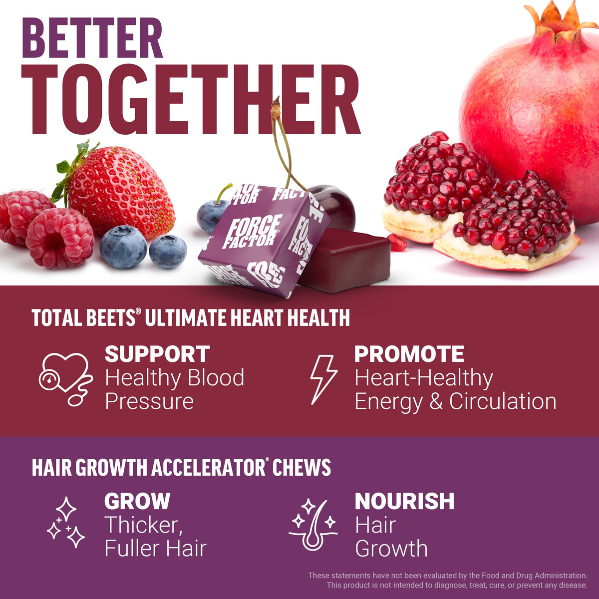 Mixed Berry 60 Soft Chews + Pomegranate Berry 60 Soft Chews Q13398