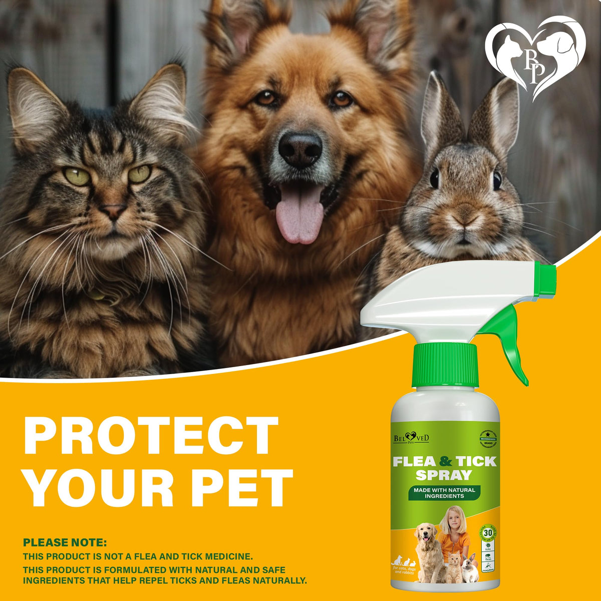 Natural Flea and Tick Home Spray A600