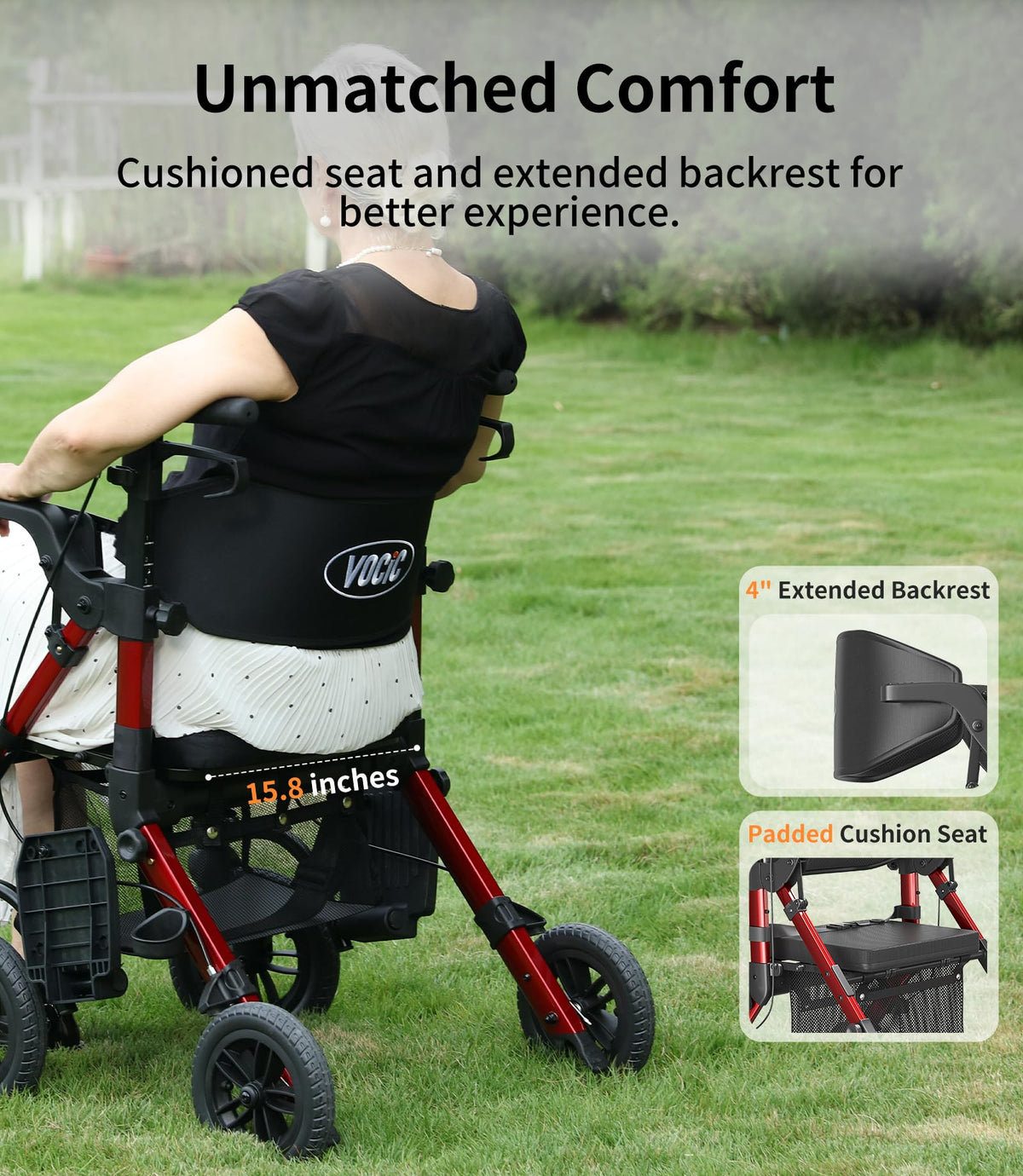 2 in 1 Walker Wheelchair Combo Y33627