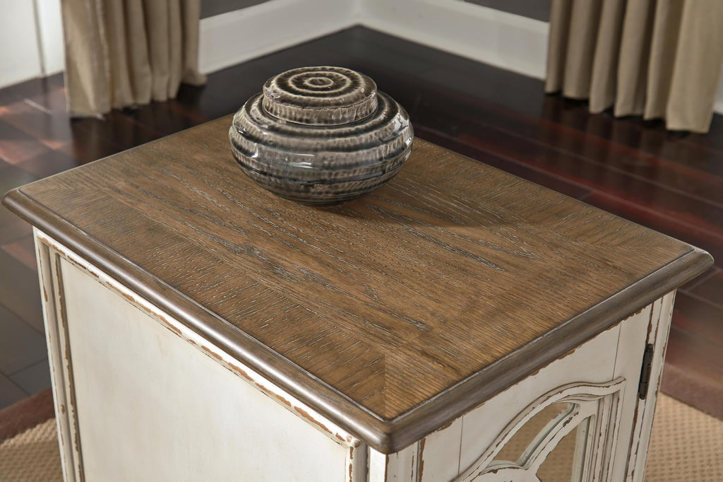Chairside End Table with Storage Q8081