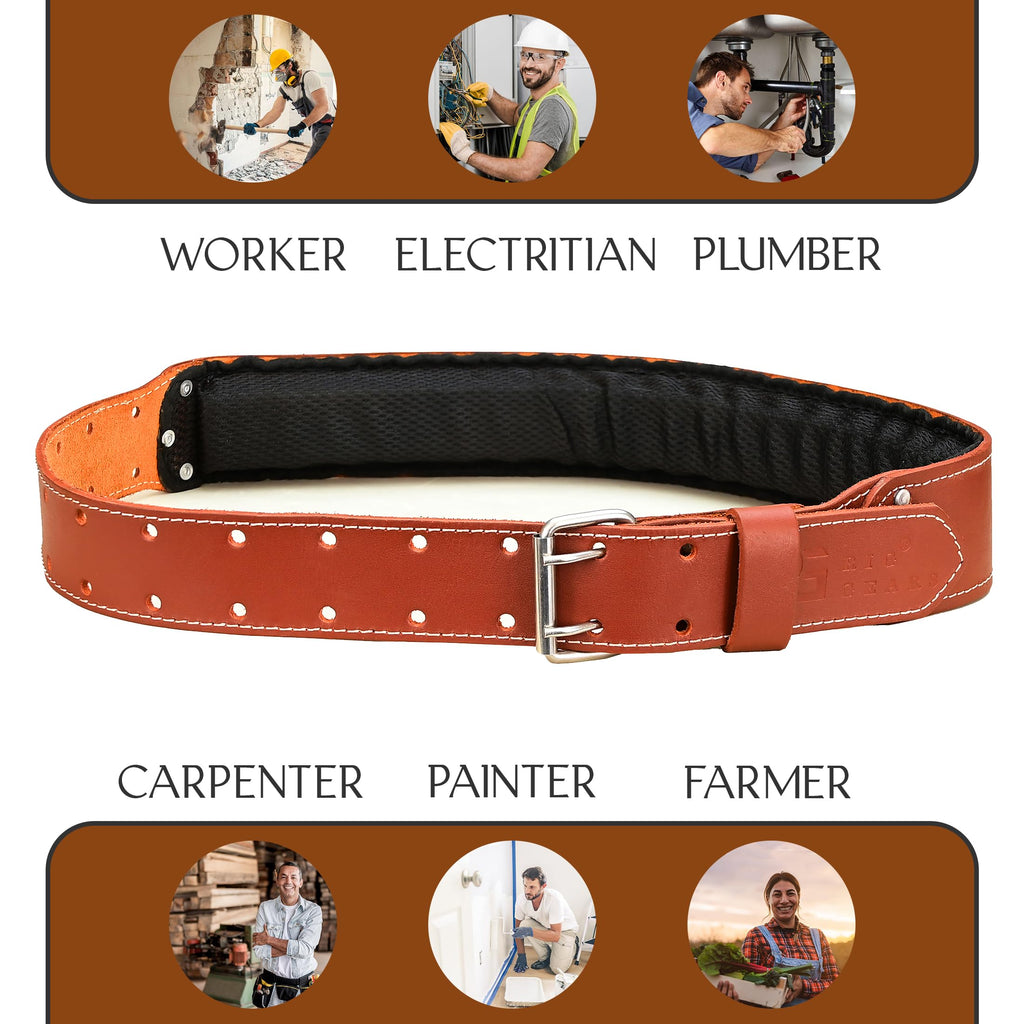 Leather Tool Belt 3 Inch 34" to 49" M58547
