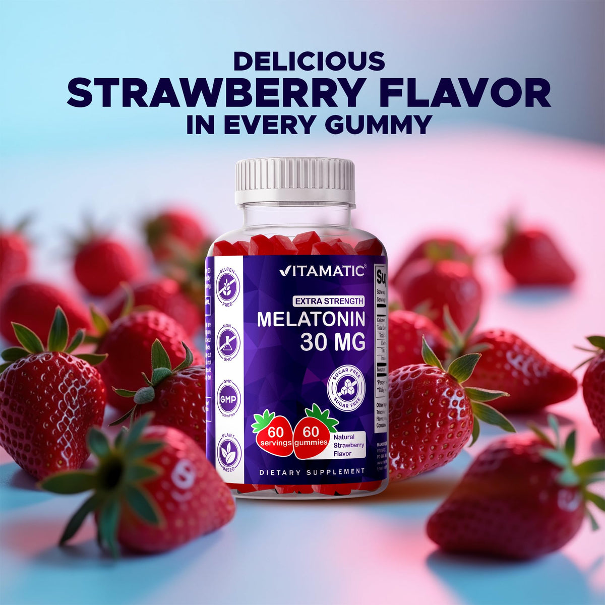 Melatonin 30 mg 60 Gummies Y7603