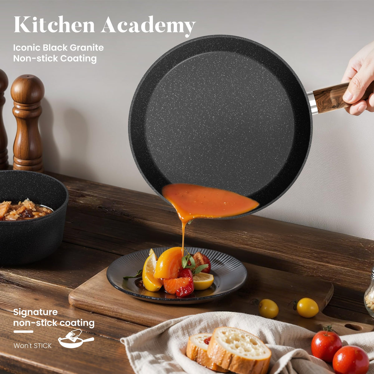 12 Pcs Non Stick Induction Cookware Set Z179