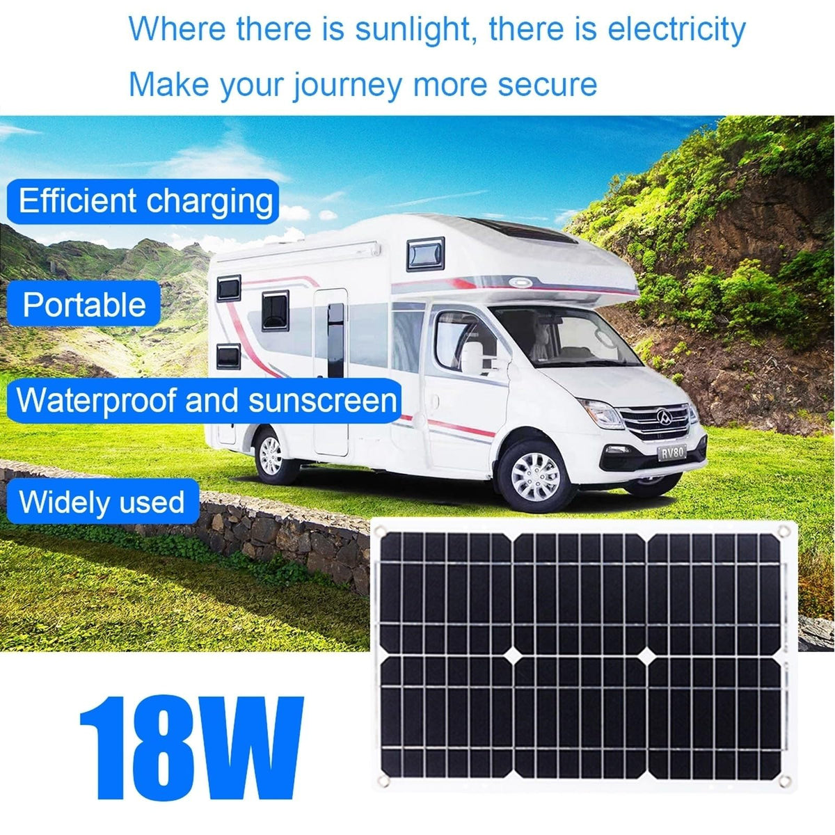300W Off-Grid Solar Inverter Kit with 30A PWM Controller H40268