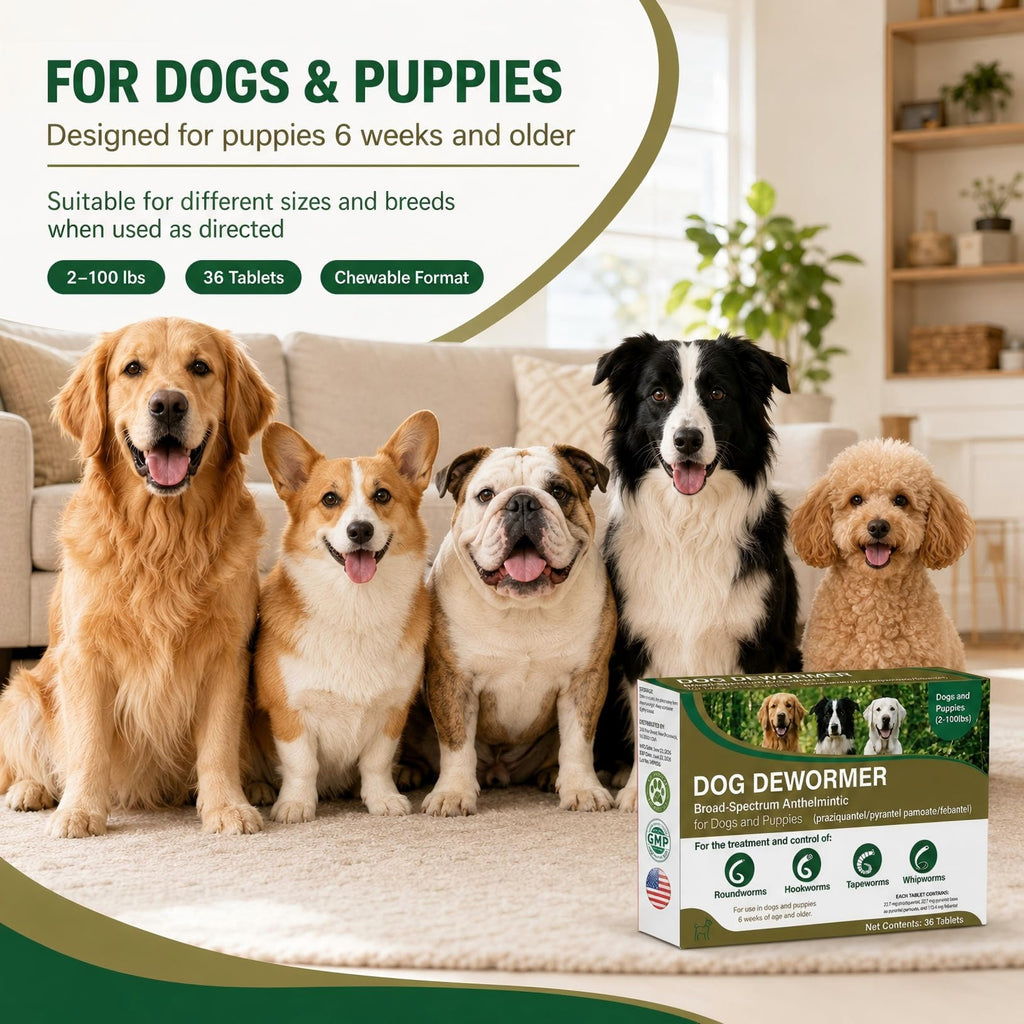 Dog Dewormer 36 Tablets U5030