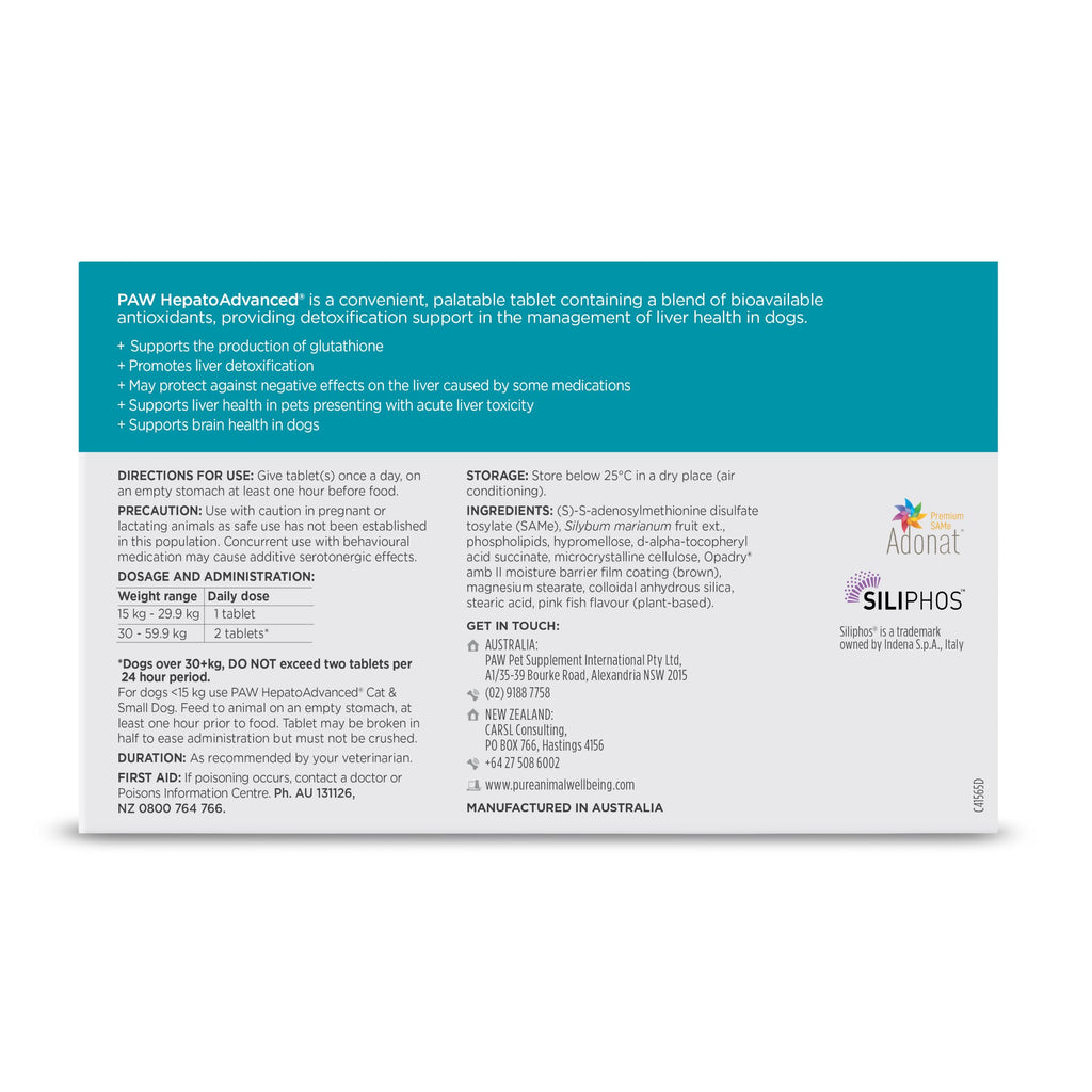 Chewable Tablet with S-Adenosyl-L-Methionine, Vitamin E and Siliphos, 30 Tablets N787762