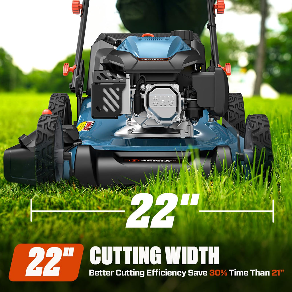22" 3-in-1 Self Propelled Gas Lawn Mower X3613