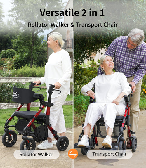 2 in 1 Walker Wheelchair Combo Y33627