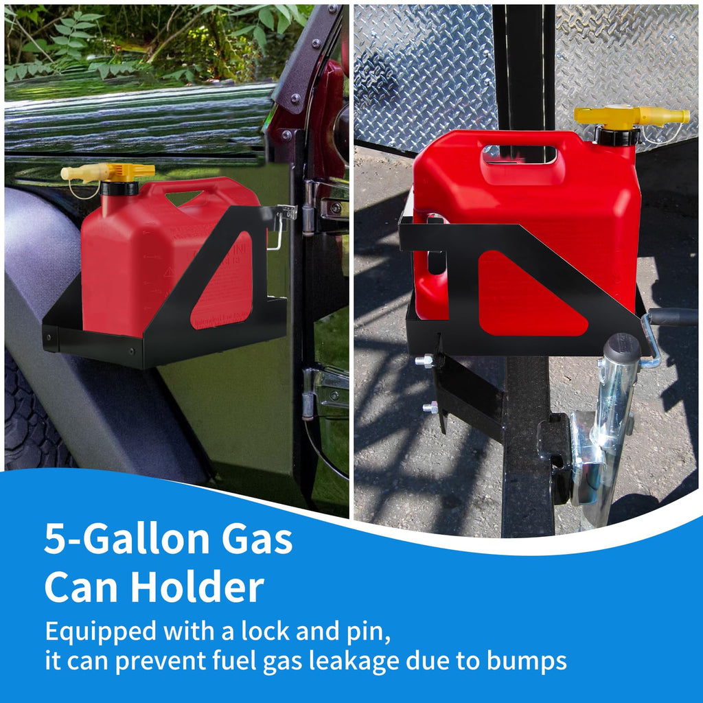 5 Gallon Gas Can Holder with Anti-Theft Lock V898942