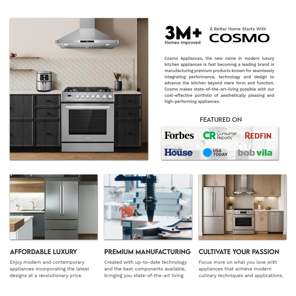 30 in. Under Cabinet Range Hood with LED Lights, Stainless Steel U8358