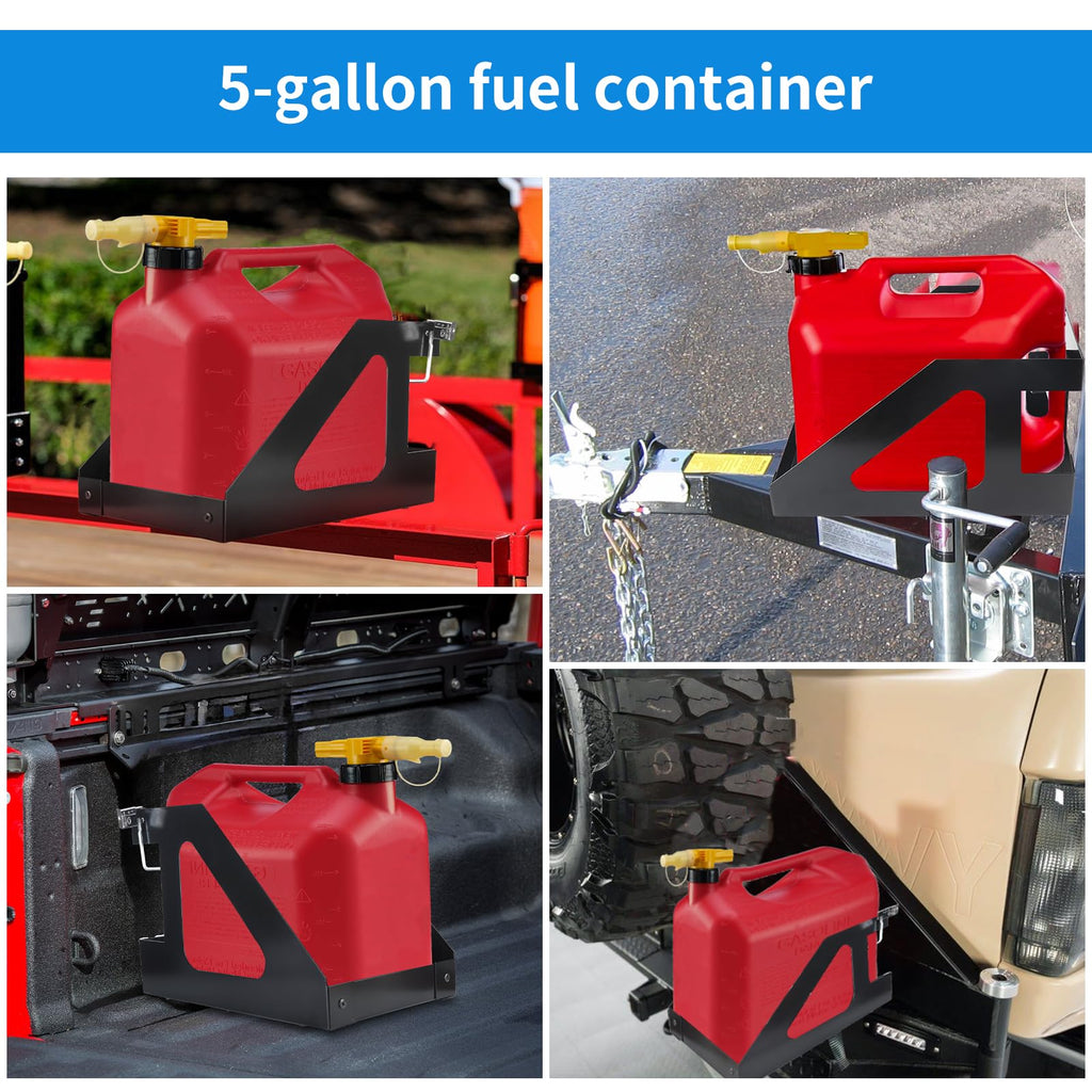 5 Gallon Gas Can Holder with Anti-Theft Lock V898942