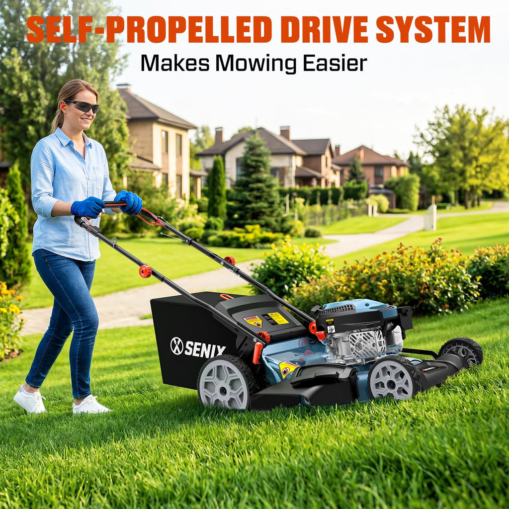 22" 3-in-1 Self Propelled Gas Lawn Mower X3613