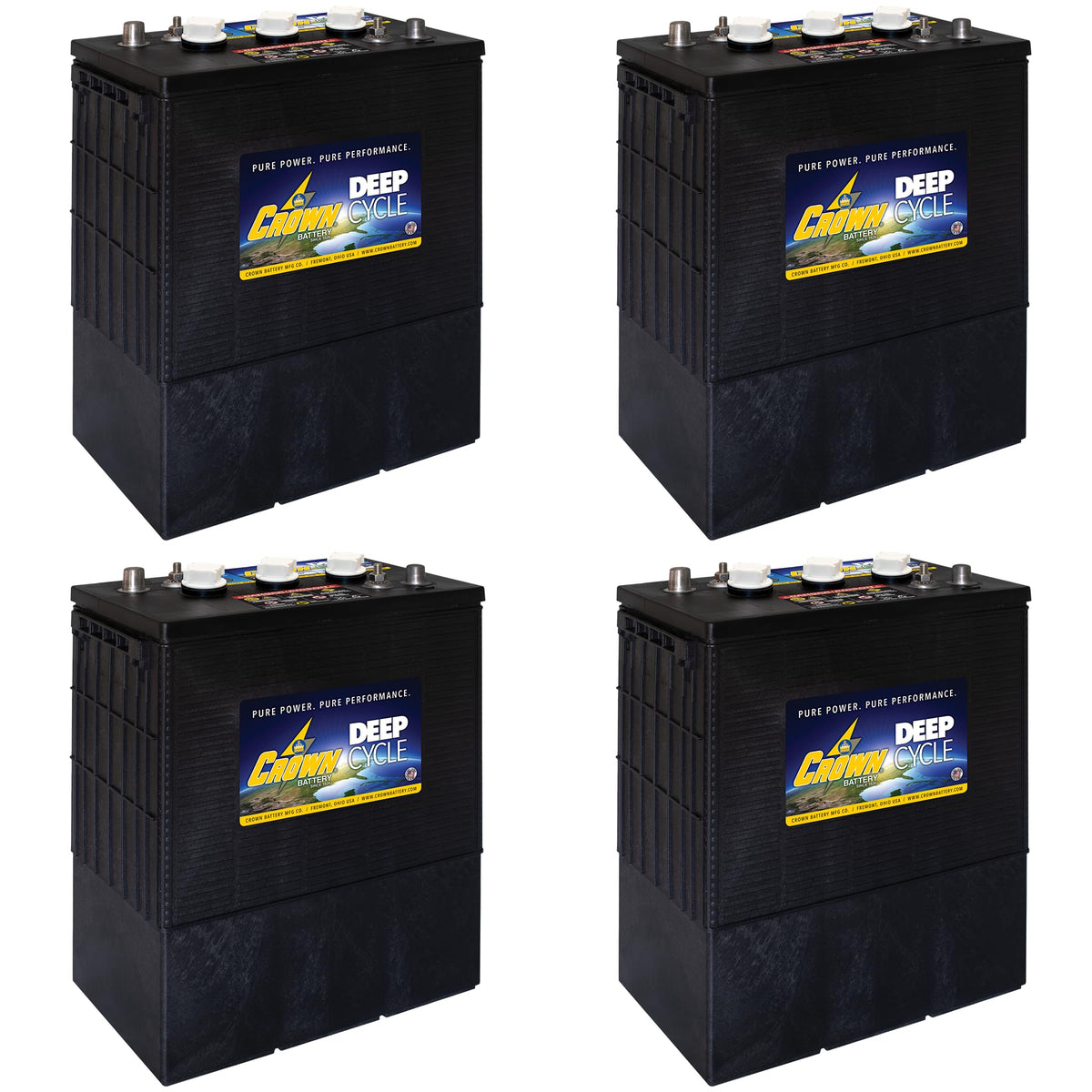 6V 430Ah Flooded Lead Acid Deep Cycle Battery Pack of 4 K951