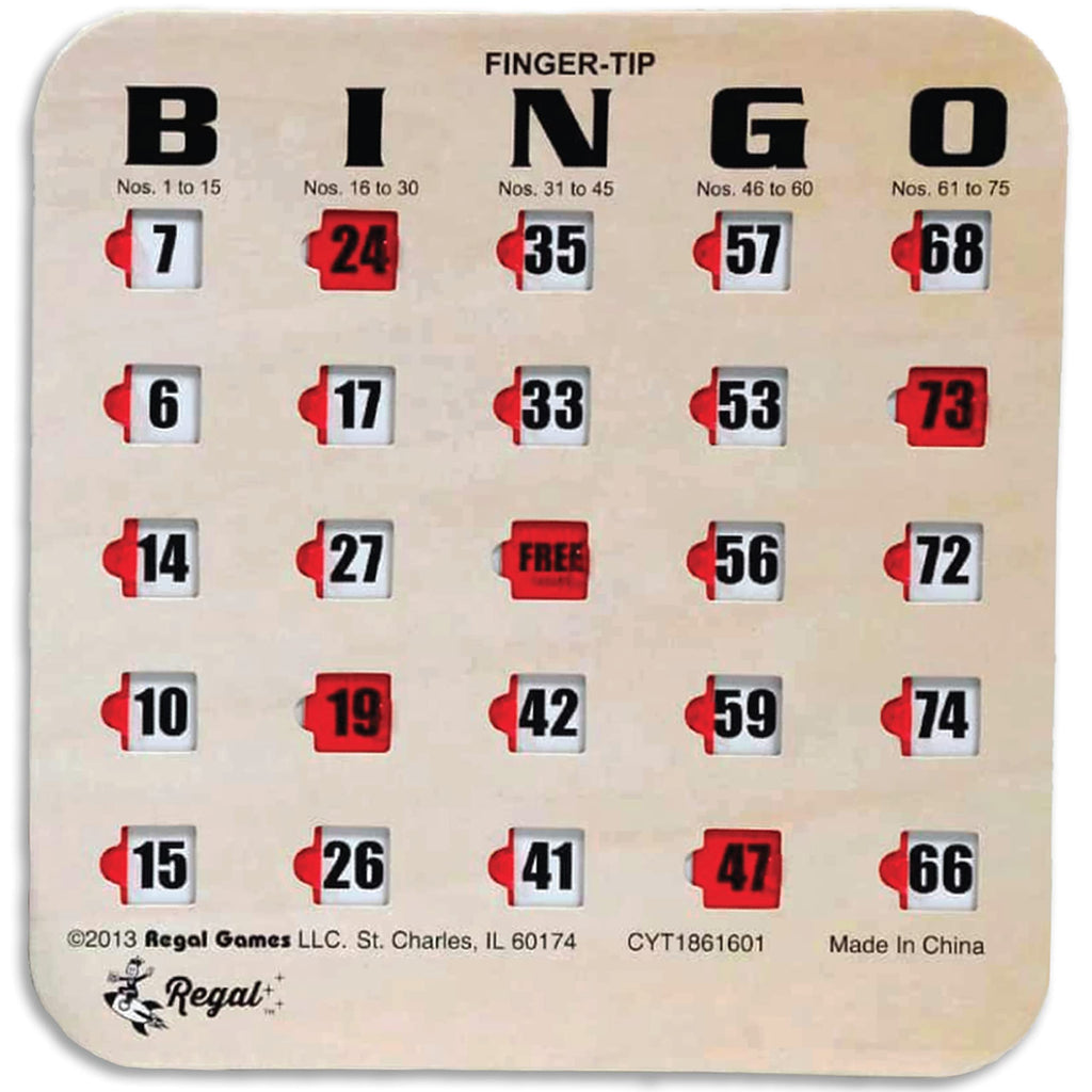 Large Print Reusable Bingo Cards 100 Pack H648