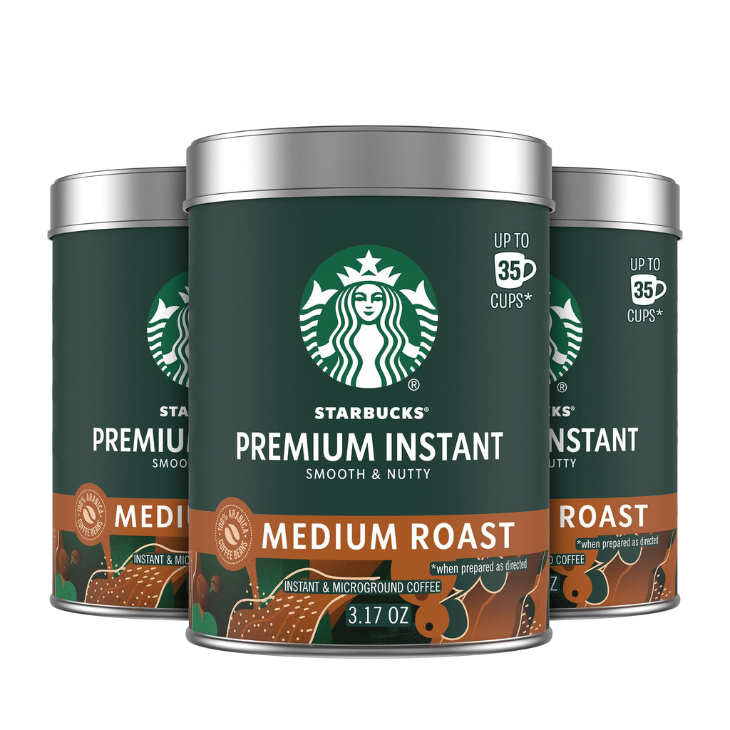 Medium Roast Instant Coffee 3 Tins 3.17 oz P395