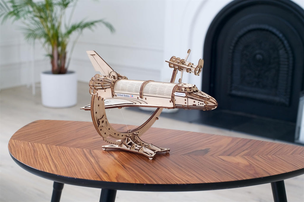 Wooden 3D Puzzle Space Shuttle Model Kit Z61193