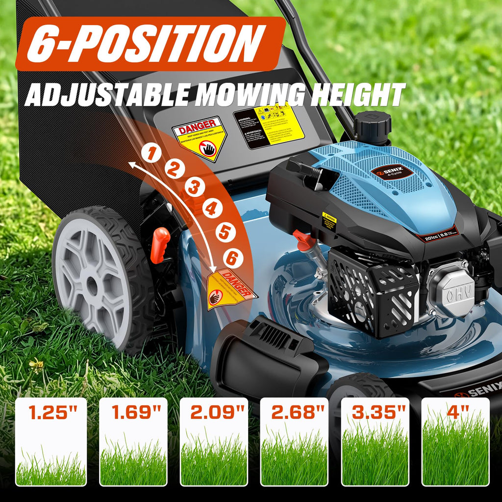 22" 3-in-1 Self Propelled Gas Lawn Mower X3613