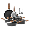 12 Pcs Non Stick Induction Cookware Set Z179