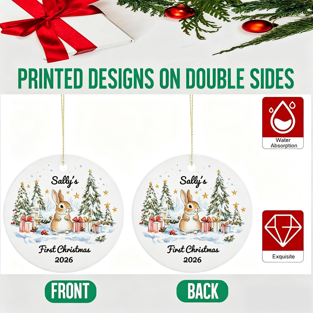 Baby First Christmas Ornament 2026 O22663