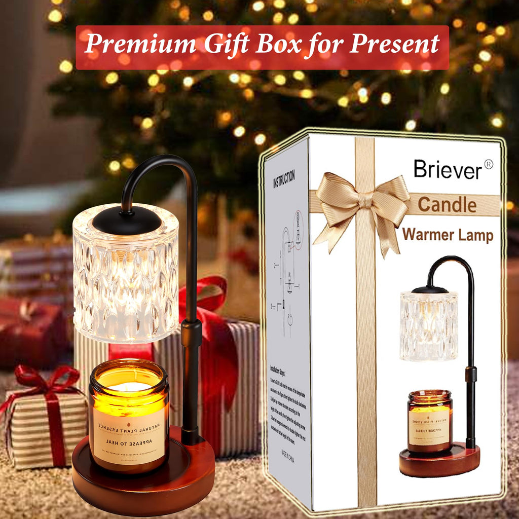 Dimmable Height Adjustable Candle Warmer Lamp with Timer E45567