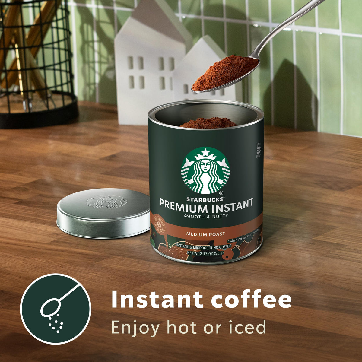 Medium Roast Instant Coffee 3 Tins 3.17 oz P395