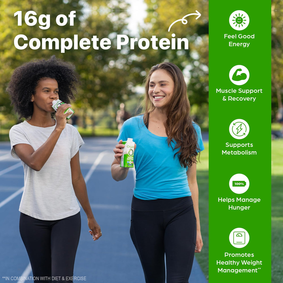 Organic Grass Fed 16g Protein Shake, Vanilla, 11oz, 12pk C748409