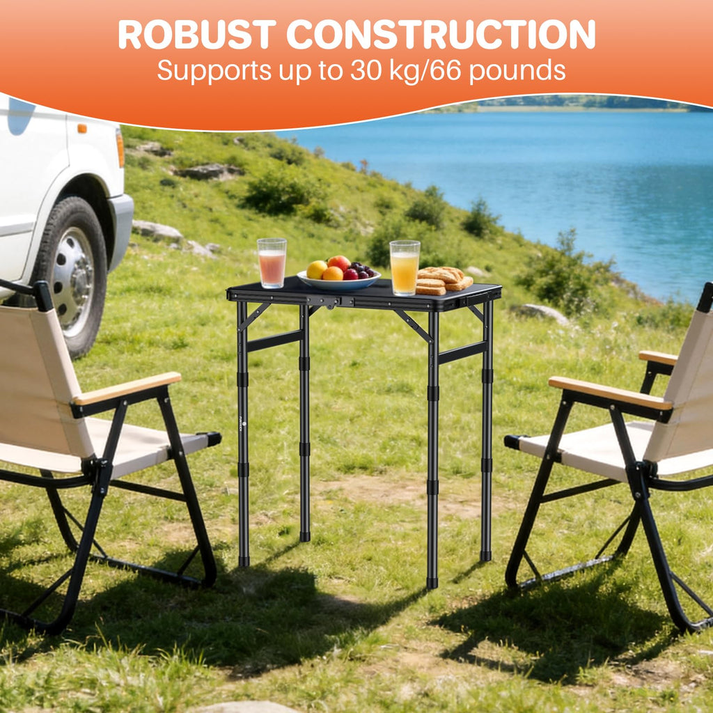 Waterproof Camping Tables with Plastic Tabletop X31682