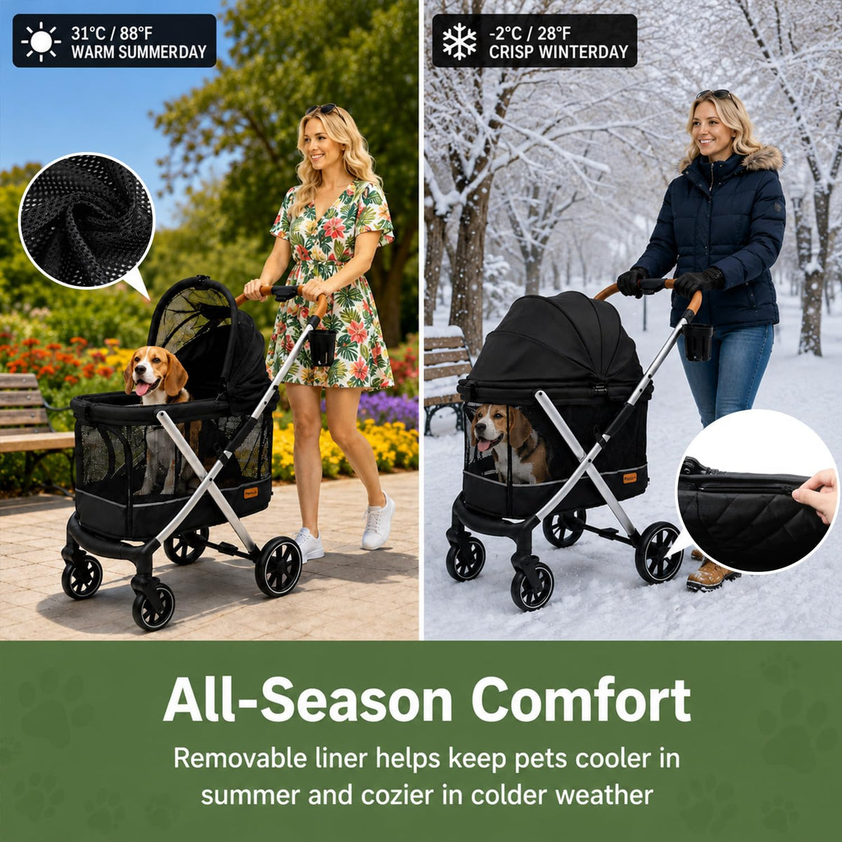 Lightweight Aluminum Dog Stroller M506484