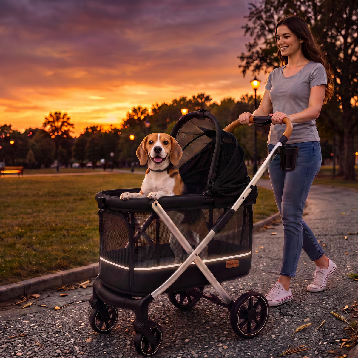 Lightweight Aluminum Dog Stroller M506484