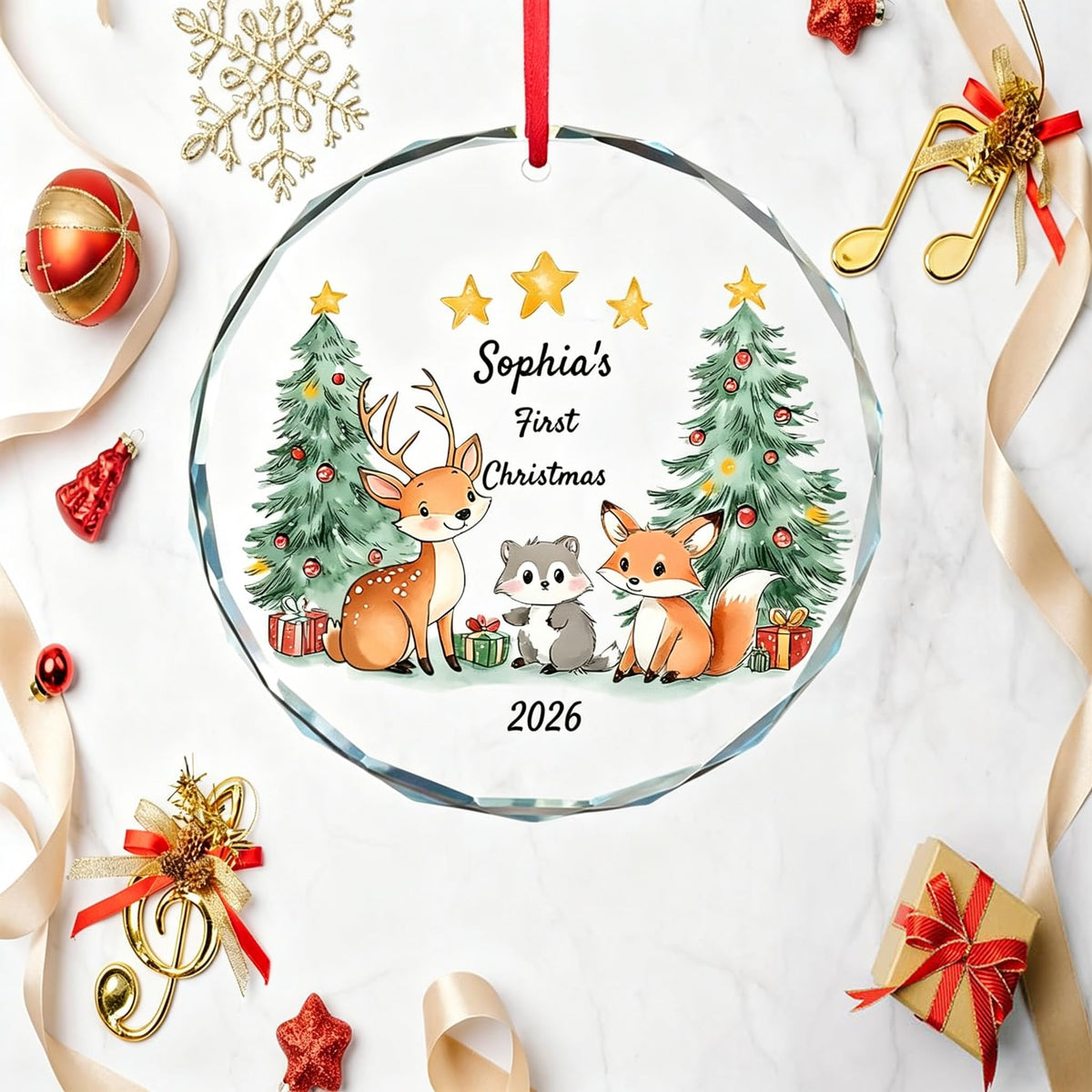 Baby First Christmas Ornament 2026 O22663