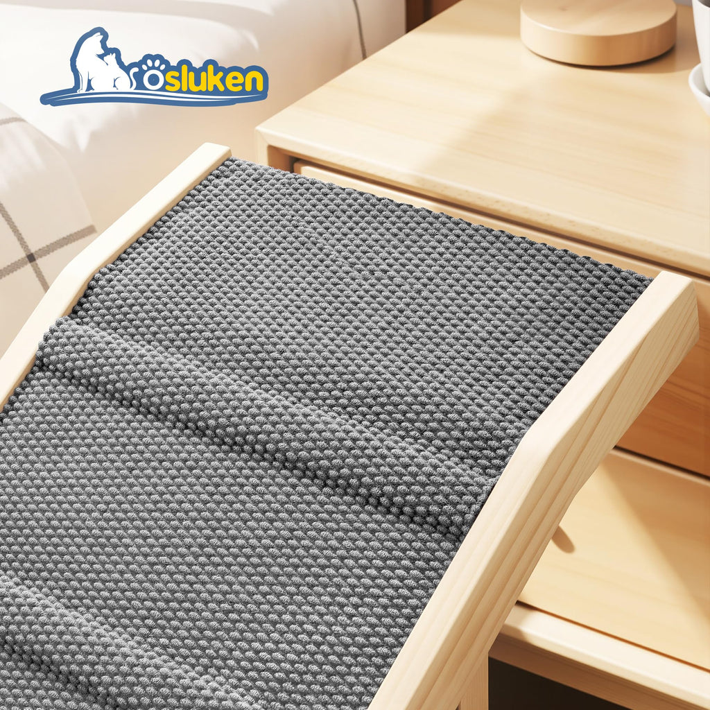 Foldable Dog Ramp with Platform 6 Adjustable Heights W731